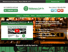 Tablet Screenshot of mcnamaracab.com